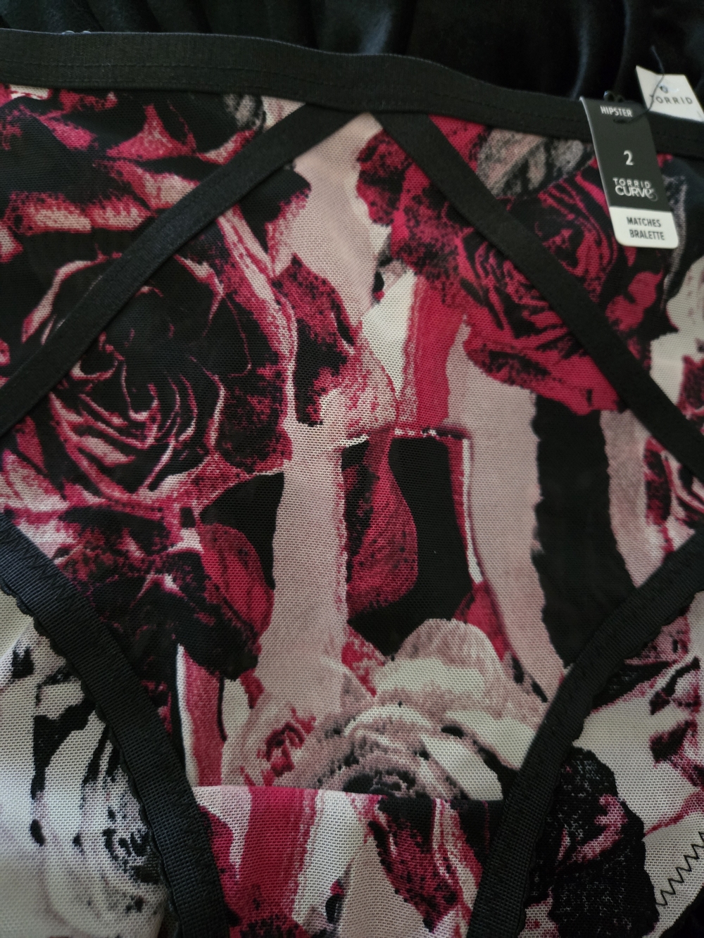 Torrid Floral Cage Back Hipster Pantie - Picture 5 of 5